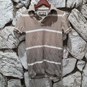 Ruehl No 925 Abercrombie Vintage Y2K Stripped Polo Ombre Men S Small 100% Cotton